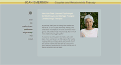 Desktop Screenshot of joanemerson.com