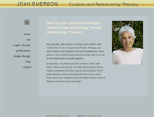 Tablet Screenshot of joanemerson.com